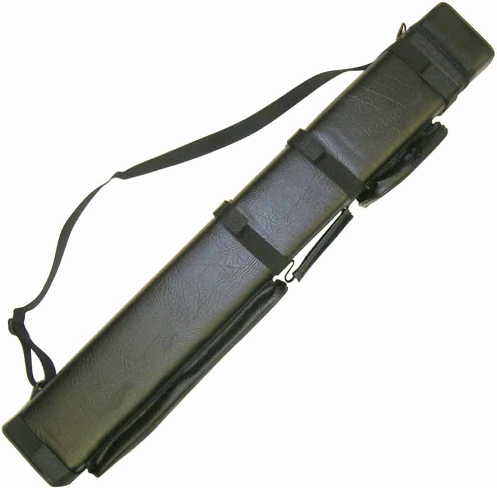 thumbnail image 2 of Accuplay 3x6 Hard Pool Cue Case - Protective Carrying Case For 2-Piece Cues With Shoulder Strap 2 of 6