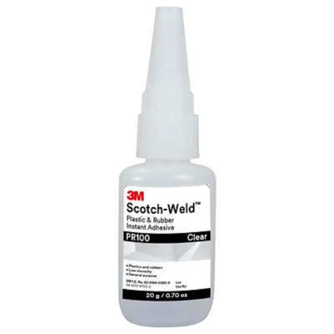 3M Scotch-Weld Plastic & Rubber Instant Adhesive