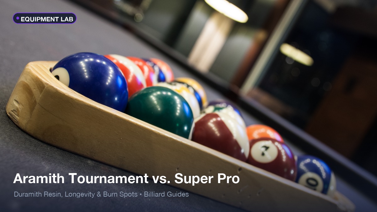 Aramith Tournament vs Super Aramith Pro billiard balls comparison
