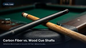 Carbon Fiber vs. Wood Pool Cue Shafts: The Deflection Truth (2026 Test)