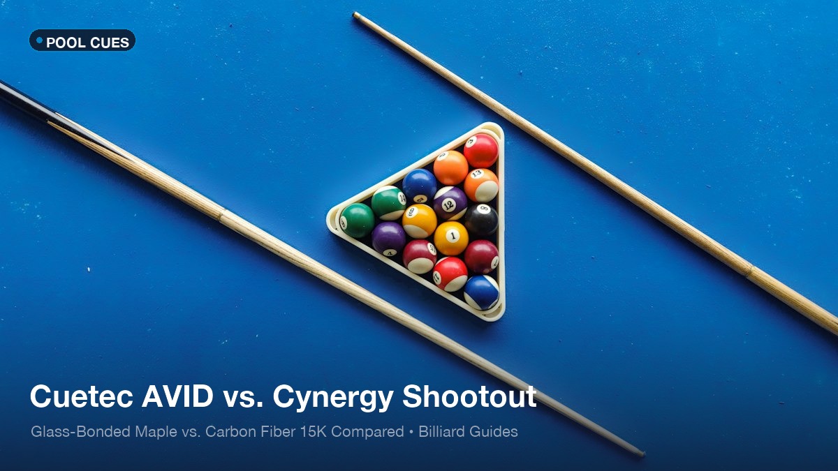 Cuetec AVID vs Cynergy pool cues review