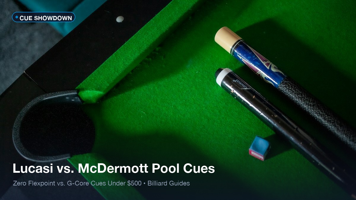 Lucasi vs McDermott pool cues under 500 dollars comparison